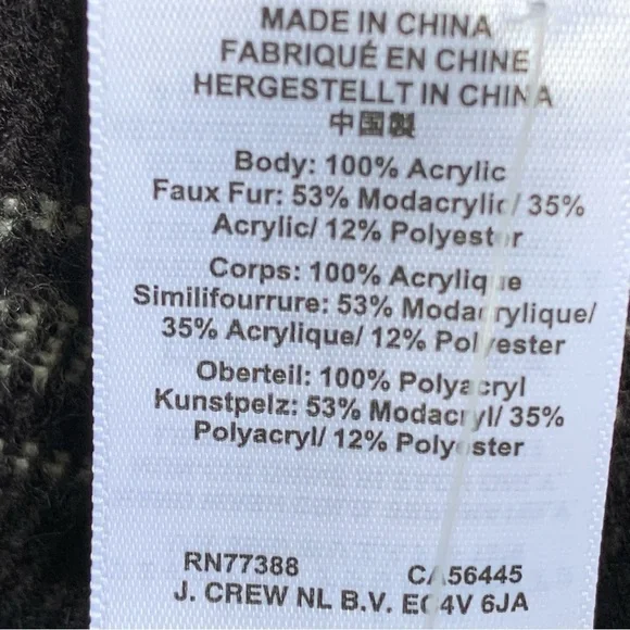 🆕 J.Crew Factory Women's Faux Fur Cape Scarf - Picture 8 of 9